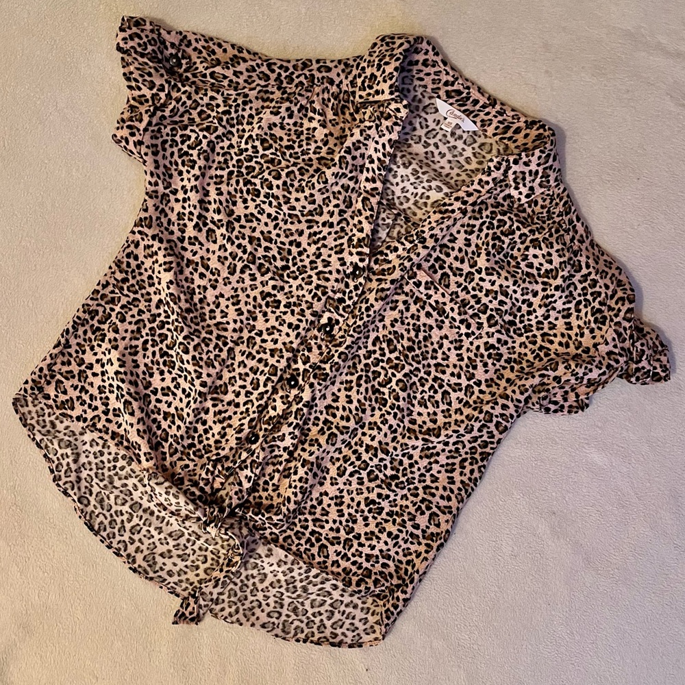 Candies tie front blouse XS